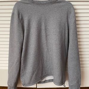 Women's Grey Activewear Crew Neck